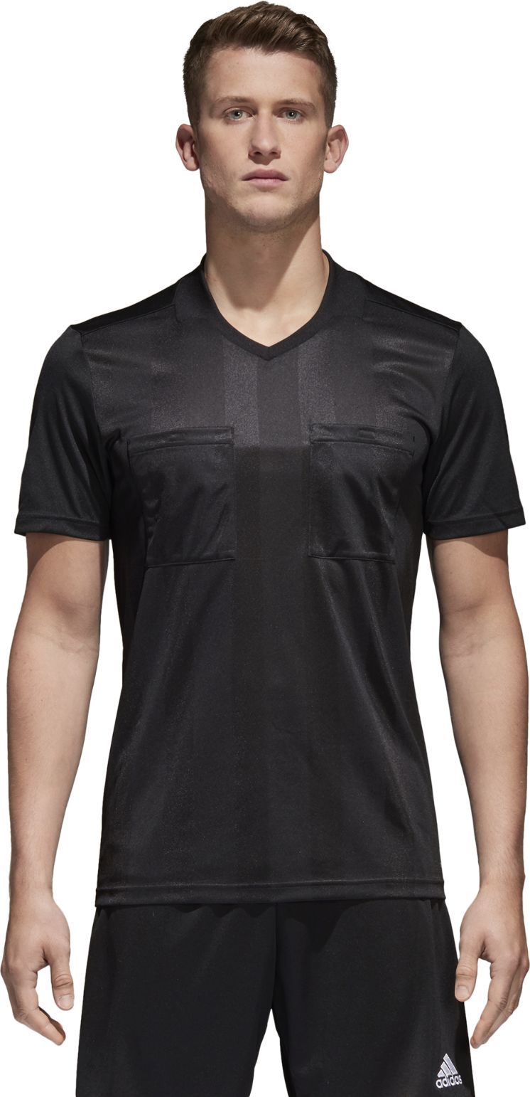 Adidas Ref18 Maillot Arbitre Mc pour Hommes Noir Teamswear