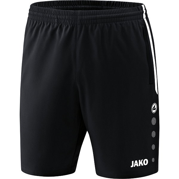 JAKO - Shortscompetitie 2.0, Uniseks-Volwassene, Zwart, 3XL