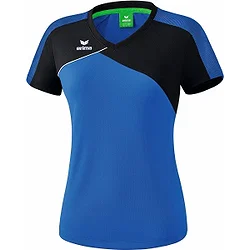 Erima Premium One 2.0 T-Shirt Femmes - New Royal / Noir / Blanc