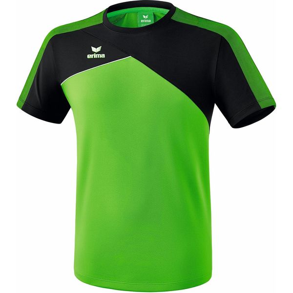 Erima Premium One 2.0 T-Shirt Kinderen - Green / Zwart / Wit