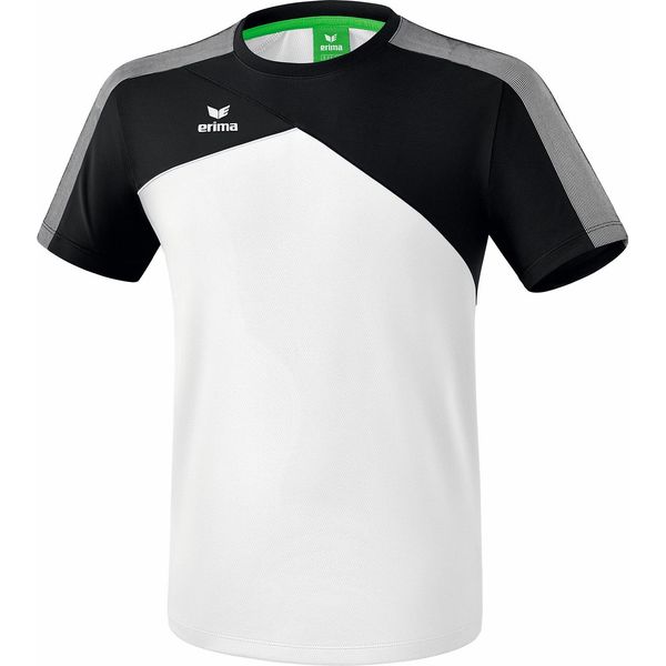 Erima Premium One 2.0 T-Shirt Kinderen - Wit / Zwart