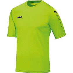 Jako Team Maillot Manches Courtes Enfants - Vert Fluo
