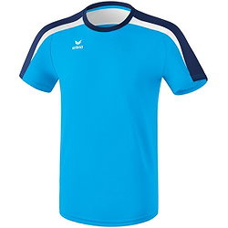 Erima Liga 2.0 T-Shirt Kinderen - Curaçao / New Navy / Wit