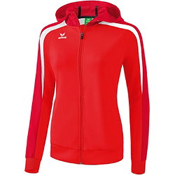 Erima Liga 2.0 Veste D'entraînement À Capuche Femmes - Rouge / Tango Rouge / Blanc