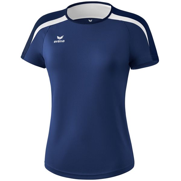 Erima Liga 2.0 T-Shirt Dames - New Navy / Donker Navy / Wit