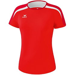 Erima Liga 2.0 T-Shirt Dames - Rood / Donkerrood / Wit