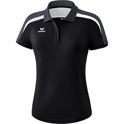 Erima Liga 2.0 Poloshirt Damen - Schwarz / Weiß / Dunkelgrau