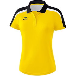 Erima Liga 2.0 Polo Femmes - Jaune / Noir / Blanc