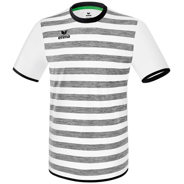 Erima Barcelona Shirt Korte Mouw Heren - Wit / Zwart