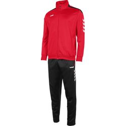 Voorvertoning: Hummel Valencia Trainingspak Polyester Heren - Rood / Zwart