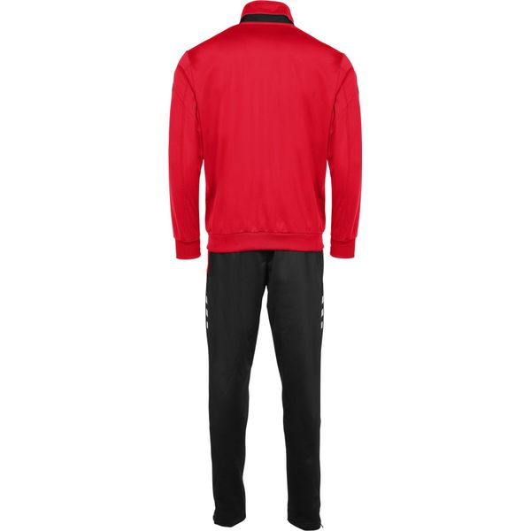 Hummel Valencia Trainingspak Polyester Heren - Rood / Zwart
