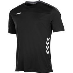 Voorvertoning: Hummel Valencia T-Shirt Heren - Zwart / Antraciet