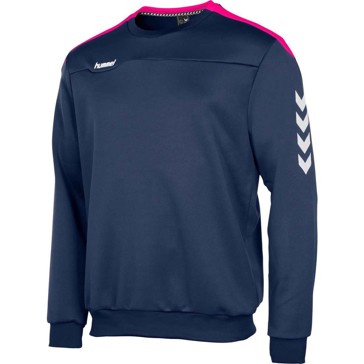 Hummel Valencia Top Round Neck Heren - Marine / Magenta