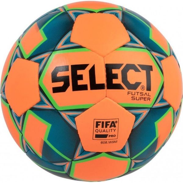 Select Futsal Super Tb V22 Voetbal - Oranje / Fluo Groen
