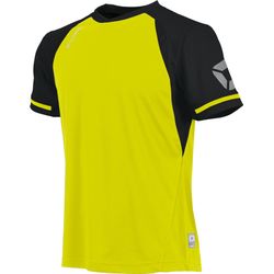 Voorvertoning: Stanno Liga Shirt Korte Mouw Heren - Fluogeel / Zwart