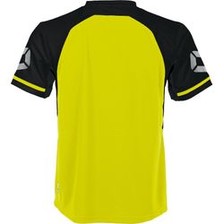 Voorvertoning: Stanno Liga Shirt Korte Mouw Heren - Fluogeel / Zwart