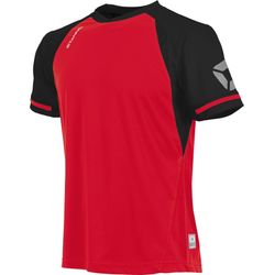 Voorvertoning: Stanno Liga Shirt Korte Mouw Heren - Rood / Zwart