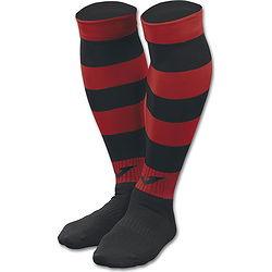 Joma Zebra II Chaussettes De Football - Noir / Rouge