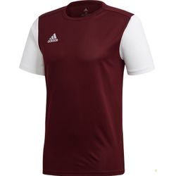 Voorvertoning: Adidas Estro 19 Shirt Korte Mouw Kinderen - Bordeaux / Wit