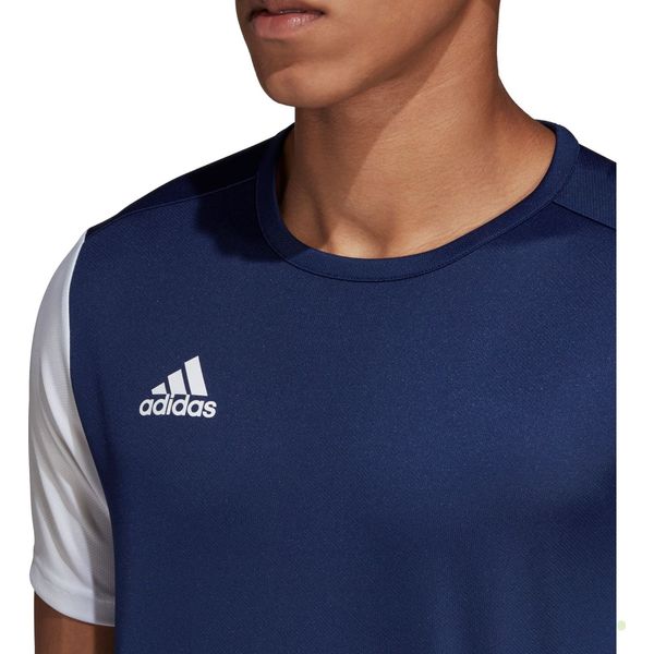 Adidas Estro 19 Shirt Korte Mouw Heren - Marine / Wit
