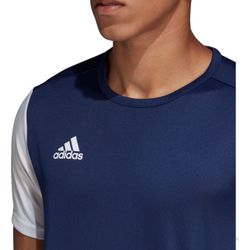 Voorvertoning: Adidas Estro 19 Shirt Korte Mouw Heren - Marine / Wit