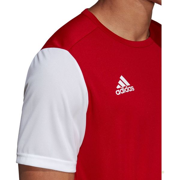 Adidas Estro 19 Shirt Korte Mouw Heren - Rood / Wit