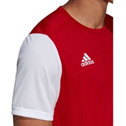 Voorvertoning: Adidas Estro 19 Shirt Korte Mouw Heren - Rood / Wit