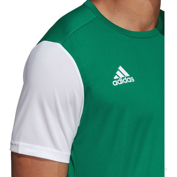 Adidas Estro 19 Maillot Manches Courtes Hommes - Vert / Blanc
