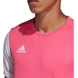 Présentation: Adidas Estro 19 Maillot Manches Courtes Hommes - Solar Pink