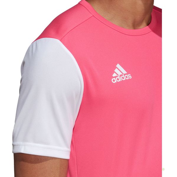 Adidas Estro 19 Maillot Manches Courtes Hommes - Solar Pink