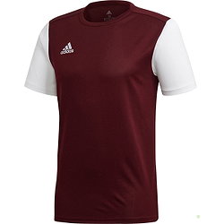 Adidas Estro 19 Maillot Manches Courtes Hommes - Bordeaux / Blanc