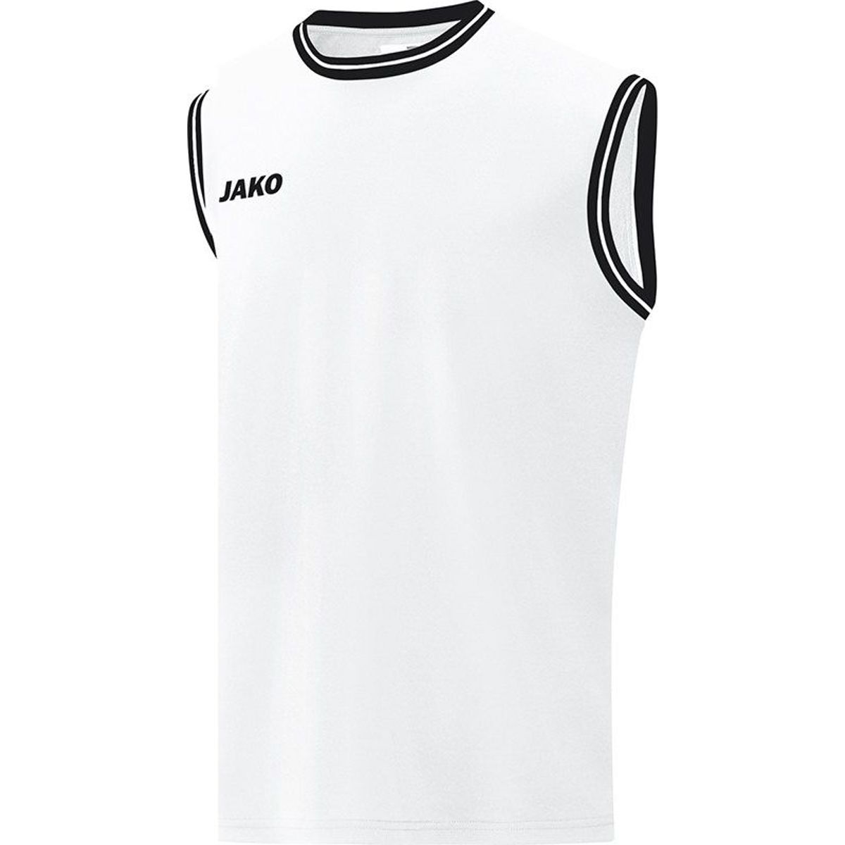 Jako Center 2.0 Basketbalshirt voor Kinderen | Wit - Zwart | Teamswear