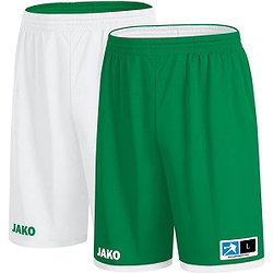 Jako Change 2.0 Short Réversible Enfants - Vert Sport / Blanc