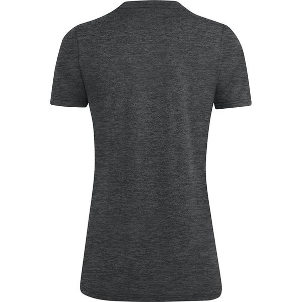 Jako Premium Basics T-Shirt Dames - Antraciet Gemeleerd