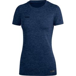 Voorvertoning: Jako Premium Basics T-Shirt Dames - Marine Gemeleerd