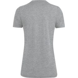 Voorvertoning: Jako Premium Basics T-Shirt Dames - Grijs Gemeleerd