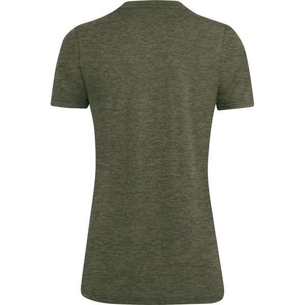 Jako Premium Basics T-Shirt Dames - Kaki Gemeleerd
