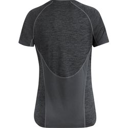 Voorvertoning: Jako Active Basics T-Shirt Dames - Zwart Gemeleerd