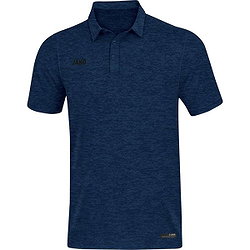 Jako Premium Basics Polo Hommes - Marine Mélange