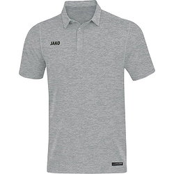 Jako Premium Basics Polo Hommes - Gris Mélange