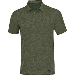 Jako Premium Basics Polo Femmes - Kaki Mélange