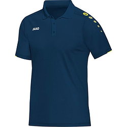 Jako Classico Polo Enfants - Bleu Nuit / Citron