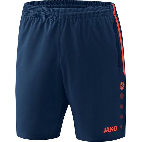Jako Competition 2.0 Short Hommes - Navy / Flame