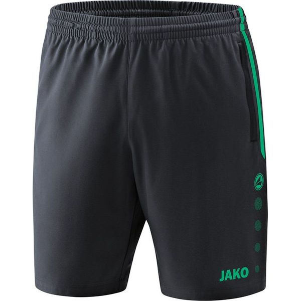 Jako Competition 2.0 Short Femmes - Anthracite / Turquoise