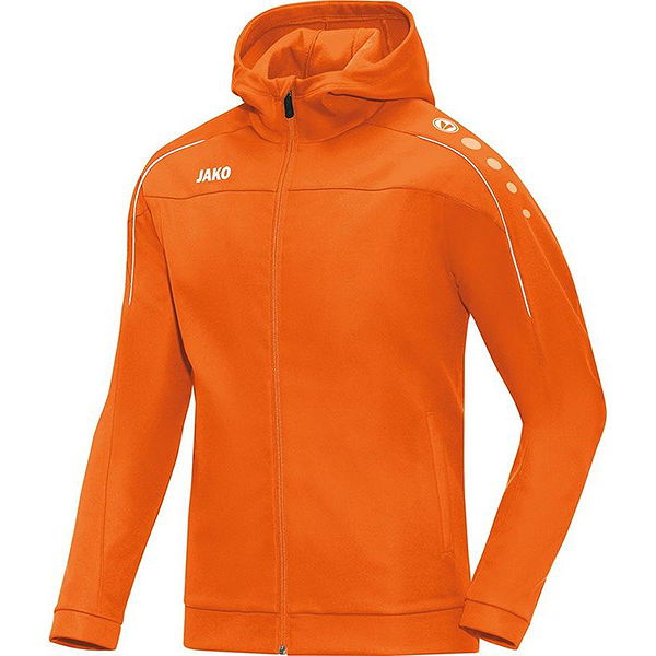 Jako Classico Hoodie für Herren Neonorange Teamswear