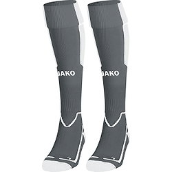 Jako Lazio Chaussettes De Football - Gris Pierre / Blanc