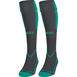 Jako Lazio Chaussettes De Football - Anthracite / Turquoise