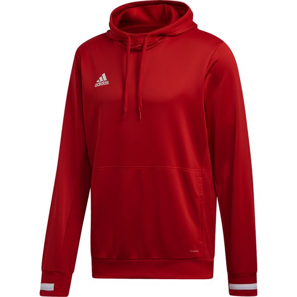 Jumping jack Specificiteit ketting Adidas Team 19 Sweater Met Kap voor Heren | Rood - Wit | Teamswear