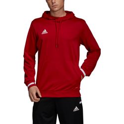 Voorvertoning: Adidas Team 19 Sweater Met Kap Heren - Rood / Wit