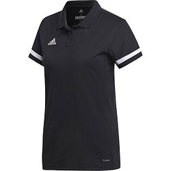 Adidas Team 19 Poloshirt Damen - Schwarz / Weiß